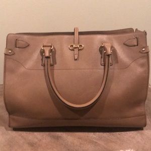 Salvatore Ferragamo Briana Tote Bag Tobacco